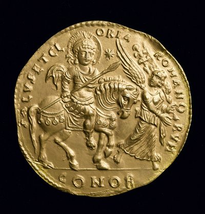Copy of the Great Gold Medal of Justinian I reverse by Roman